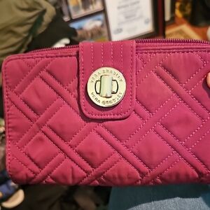 Vera Bradley Purple Quilted Wallet